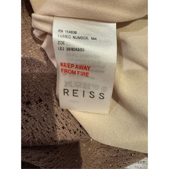 Reiss Zoe body con fitted ruched dress size 8 excellent condition - Picture 4 of 7